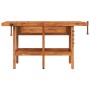 Workbench with drawers and screws wooden bench 162x62x83 cm by vidaXL, Work tables - Ref: Foro24-153323, Price: 275,23 €, Dis...