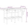 Workbench with drawers and screws wooden bench 162x62x83 cm by vidaXL, Work tables - Ref: Foro24-153323, Price: 275,23 €, Dis...