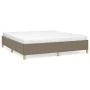 Estructura de cama de tela gris taupe 180x200 cm de vidaXL, Camas y somieres - Ref: Foro24-3120981, Precio: 180,27 €, Descuen...