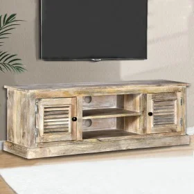 TV-Schrank aus massivem Mangoholz von vidaXL, TV-Möbel - Ref: Foro24-245253, Preis: 243,73 €, Rabatt: %