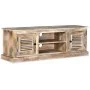 TV-Schrank aus massivem Mangoholz von vidaXL, TV-Möbel - Ref: Foro24-245253, Preis: 243,28 €, Rabatt: %