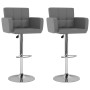 Kitchen stools 2 units gray synthetic leather by vidaXL, Kitchen stools - Ref: Foro24-323658, Price: 157,42 €, Discount: %