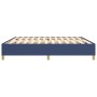 Blue taupe gray fabric bed frame 200x200 cm by vidaXL, Beds and slatted bases - Ref: Foro24-3120991, Price: 115,93 €, Discoun...