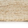 Handwoven jute rug white spiral design 150 cm by vidaXL, Rugs - Ref: Foro24-133718, Price: 77,66 €, Discount: %