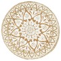 Manteles individuales redondos 4 uds yute blanco 38 cm de vidaXL, Manteles individuales - Ref: Foro24-133866, Precio: 21,22 €...