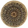 Round placemats 6 pcs dark blue jute 38 cm by vidaXL, Placemats - Ref: Foro24-133871, Price: 31,79 €, Discount: %