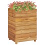 Hochbeet aus recyceltem Teakholz und Stahl 50x40x72 cm von vidaXL, Töpfe und Pflanzgefäße - Ref: Foro24-47427, Preis: 127,73 ...