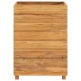 Hochbeet aus recyceltem Teakholz und Stahl 50x40x72 cm von vidaXL, Töpfe und Pflanzgefäße - Ref: Foro24-47427, Preis: 127,73 ...
