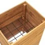 Hochbeet aus recyceltem Teakholz und Stahl 50x40x72 cm von vidaXL, Töpfe und Pflanzgefäße - Ref: Foro24-47427, Preis: 125,69 ...