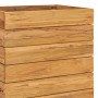 Hochbeet aus recyceltem Teakholz und Stahl 50x40x72 cm von vidaXL, Töpfe und Pflanzgefäße - Ref: Foro24-47427, Preis: 127,73 ...