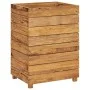 Hochbeet aus recyceltem Teakholz und Stahl 50x40x72 cm von vidaXL, Töpfe und Pflanzgefäße - Ref: Foro24-47427, Preis: 125,69 ...