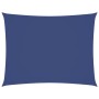 Toldo de vela rectangular de tela oxford azul 5x6 m