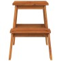 Solid acacia wood 2-step stool 40x38x50 cm by vidaXL, Folding stools and chairs - Ref: Foro24-153333, Price: 51,93 €, Discoun...