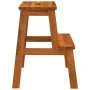 Solid acacia wood 2-step stool 40x38x50 cm by vidaXL, Folding stools and chairs - Ref: Foro24-153333, Price: 47,55 €, Discoun...