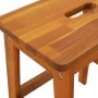 Solid acacia wood 2-step stool 40x38x50 cm by vidaXL, Folding stools and chairs - Ref: Foro24-153333, Price: 47,55 €, Discoun...