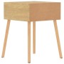 Mesita de noche madera de ingeniería roble Sonoma 40x40x56 cm