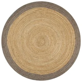 Handgefertigter Juteteppich mit grauem Rand 150 cm von vidaXL, Teppiche - Ref: Foro24-133676, Preis: 54,47 €, Rabatt: %