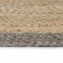 Handmade jute rug with gray border 90 cm by vidaXL, Rugs - Ref: Foro24-133674, Price: 41,93 €, Discount: %