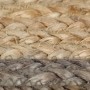 Handmade jute rug with gray border 90 cm by vidaXL, Rugs - Ref: Foro24-133674, Price: 41,93 €, Discount: %