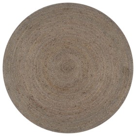 Gray Round Handwoven Jute Rug 150cm by vidaXL, Rugs - Ref: Foro24-133664, Price: 71,01 €, Discount: %