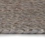 Alfombra de yute tejida a mano redonda gris 150 cm de vidaXL, Alfombras - Ref: Foro24-133664, Precio: 71,01 €, Descuento: %