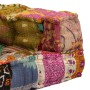 Modular 2-seater patchwork fabric pouf by vidaXL, Cushions for chairs and sofas - Ref: Foro24-244987, Price: 282,10 €, Discou...