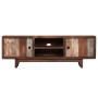 Mueble para TV de madera maciza de acacia vintage 118x30x40 cm de vidaXL, Muebles TV - Ref: Foro24-244960, Precio: 214,35 €, ...