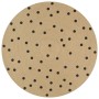 Handwoven jute rug with polka dot print 90 cm by vidaXL, Rugs - Ref: Foro24-133686, Price: 24,90 €, Discount: %