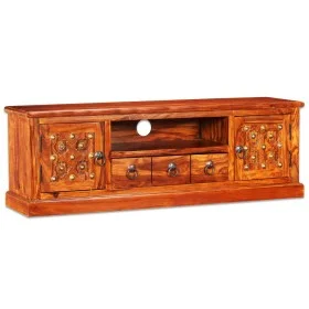 Solid sheesham wood TV cabinet 120x30x40 cm by vidaXL, TV Furniture - Ref: Foro24-245148, Price: 234,97 €, Discount: %