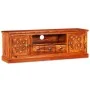 Solid sheesham wood TV cabinet 120x30x40 cm by vidaXL, TV Furniture - Ref: Foro24-245148, Price: 234,62 €, Discount: %