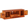 Mueble para TV madera maciza de sheesham 120x30x40 cm de vidaXL, Muebles TV - Ref: Foro24-245148, Precio: 279,04 €, Descuento: %