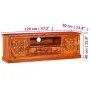Solid sheesham wood TV cabinet 120x30x40 cm by vidaXL, TV Furniture - Ref: Foro24-245148, Price: 234,62 €, Discount: %