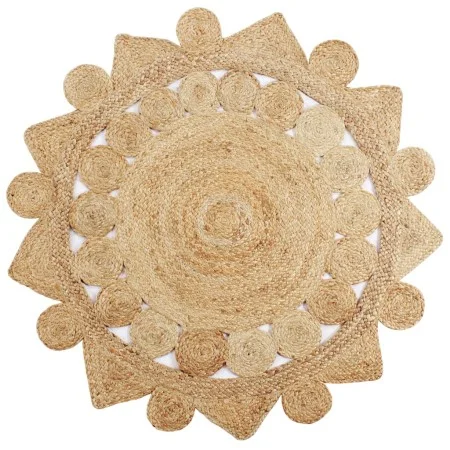 Alfombra hecha a mano de yute trenzado 150 cm de vidaXL, Alfombras - Ref: Foro24-133715, Precio: 60,51 €, Descuento: %