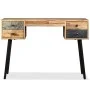 Recycled solid teak desk 110x50x76 cm by vidaXL, Desks - Ref: Foro24-245402, Price: 218,86 €, Discount: %