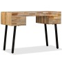 Recycled solid teak desk 110x50x76 cm by vidaXL, Desks - Ref: Foro24-245402, Price: 233,92 €, Discount: %
