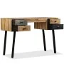 Recycled solid teak desk 110x50x76 cm by vidaXL, Desks - Ref: Foro24-245402, Price: 218,86 €, Discount: %