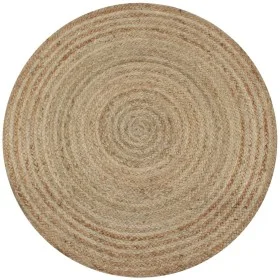 Alfombra redonda de yute trenzado 150 cm de vidaXL, Alfombras - Ref: Foro24-245338, Precio: 64,88 €, Descuento: %