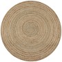 Round braided jute rug 150 cm by vidaXL, Rugs - Ref: Foro24-245338, Price: 66,09 €, Discount: %