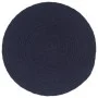 Placemat 6 pcs plain round cotton navy blue 38 cm by vidaXL, Placemats - Ref: Foro24-133851, Price: 36,86 €, Discount: %