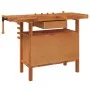 Workbench drawer and screws acacia wood bench 124x52x83cm by vidaXL, Work tables - Ref: Foro24-153321, Price: 230,70 €, Disco...