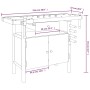Banco trabajo cajón y tornillos banco madera acacia 124x52x83cm de vidaXL, Mesas de trabajo - Ref: Foro24-153321, Precio: 234...