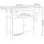 Workbench drawer and screws acacia wood bench 124x52x83cm by vidaXL, Work tables - Ref: Foro24-153321, Price: 230,70 €, Disco...