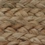 Alfombra redonda de yute trenzado 90 cm de vidaXL, Alfombras - Ref: Foro24-245336, Precio: 33,90 €, Descuento: %