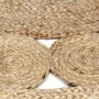 Alfombra hecha a mano de yute trenzado 90 cm de vidaXL, Alfombras - Ref: Foro24-133713, Precio: 32,98 €, Descuento: %