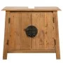 Badmöbel-Set aus massivem Kiefernholz von vidaXL, Badezimmermöbel - Ref: Foro24-246040, Preis: 213,78 €, Rabatt: %