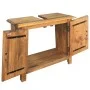 Badmöbel-Set aus massivem Kiefernholz von vidaXL, Badezimmermöbel - Ref: Foro24-246040, Preis: 213,78 €, Rabatt: %