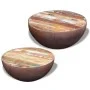 Bowl-shaped coffee table set 2 pcs recycled solid wood by vidaXL, Coffee table - Ref: Foro24-243352, Price: 135,69 €, Discoun...