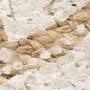 Alfombra redonda con estampado yute trenzado 90 cm de vidaXL, Alfombras - Ref: Foro24-245339, Precio: 34,57 €, Descuento: %