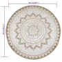 Round rug with braided jute print, 90 cm. by vidaXL, Rugs - Ref: Foro24-245339, Price: 34,57 €, Discount: %