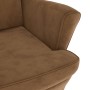 Sillón de terciopelo marrón by vidaXL, Armchairs - Ref: Foro24-324067, Price: 219,29 €, Discount: %